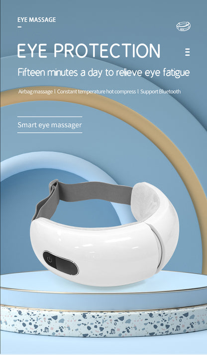 Smart Eye Massager - Heat, Vibration & Voice Guidance