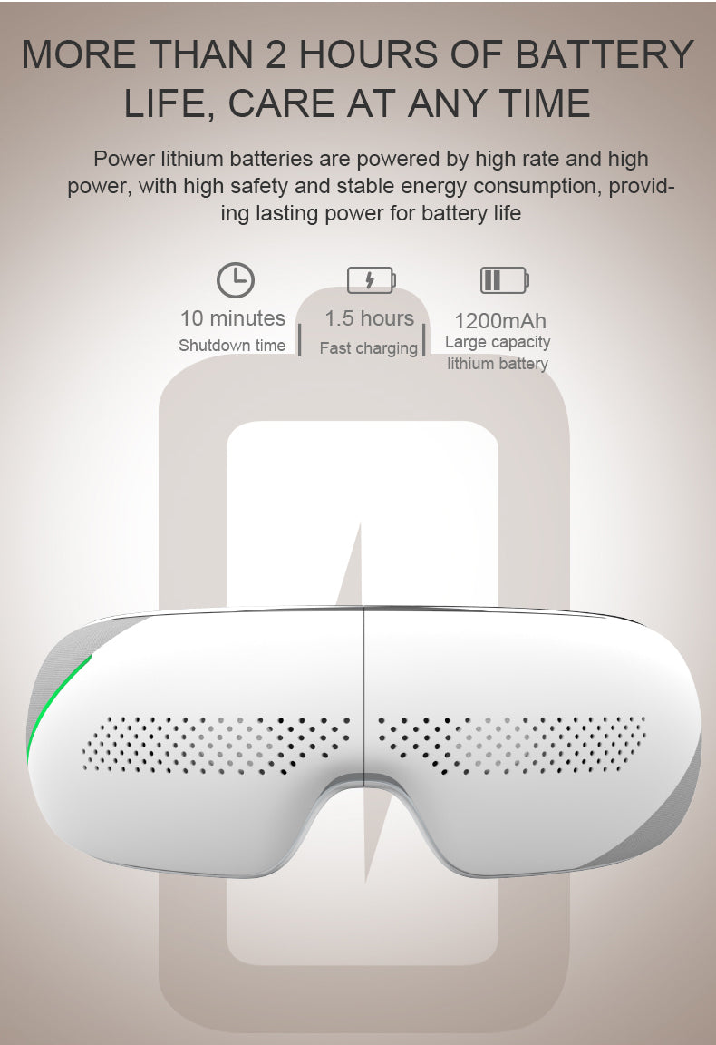 Eye Massager - Heat & Air Compression for Eye Relief