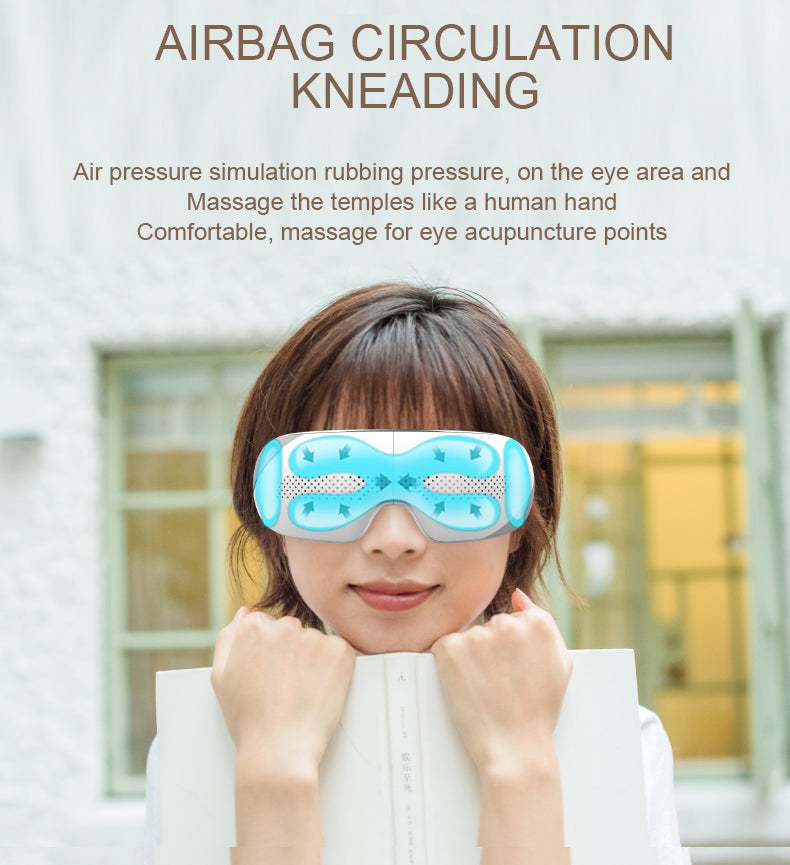 Eye Massager - Heat & Air Compression for Eye Relief