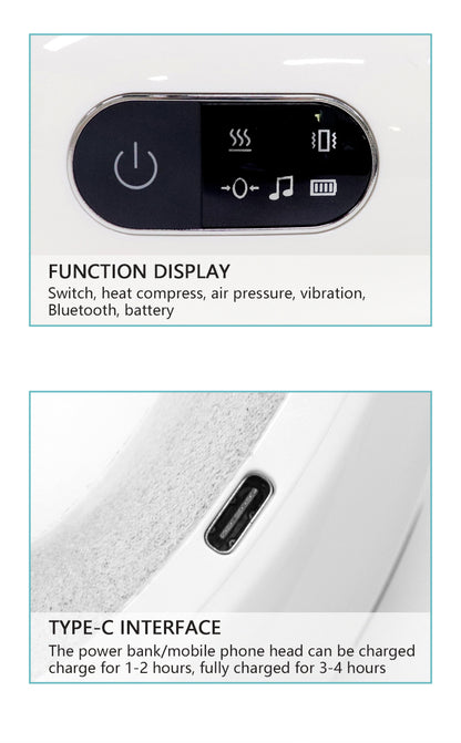 Smart Eye Massager - Heat, Vibration & Voice Guidance